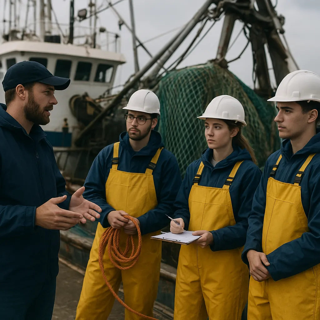 Rekrutacja i szkolenia w rybołówstwie morskim
