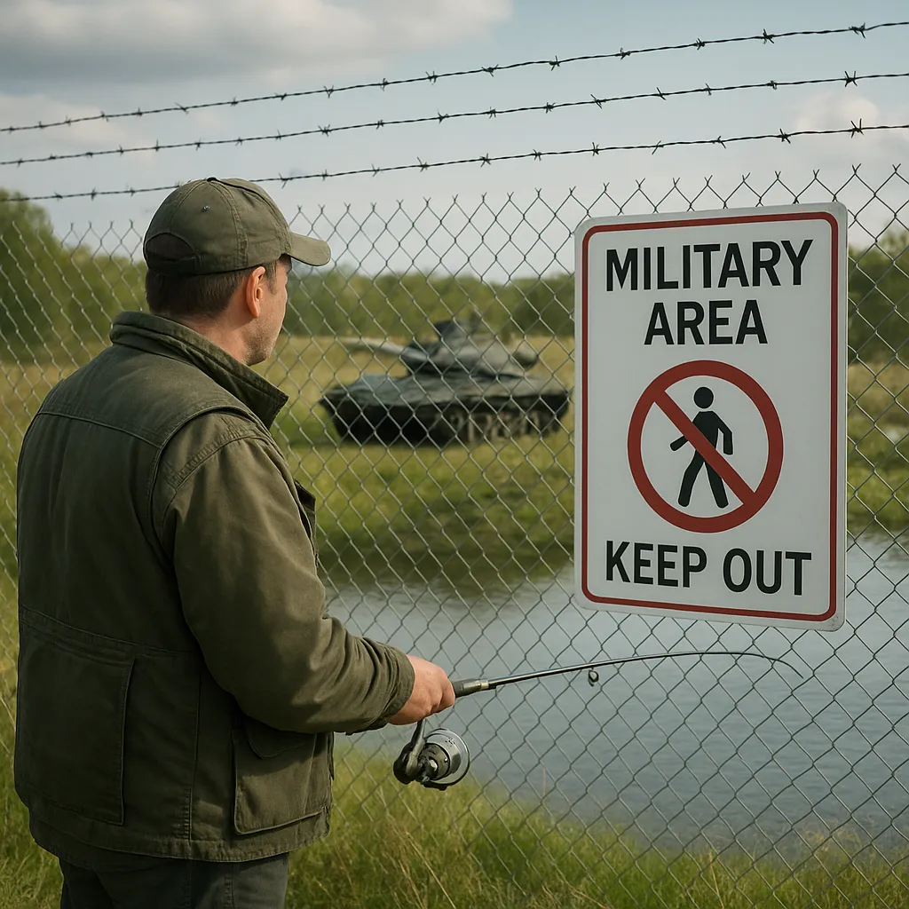 Wędkowanie na terenach wojskowych – czy jest dozwolone