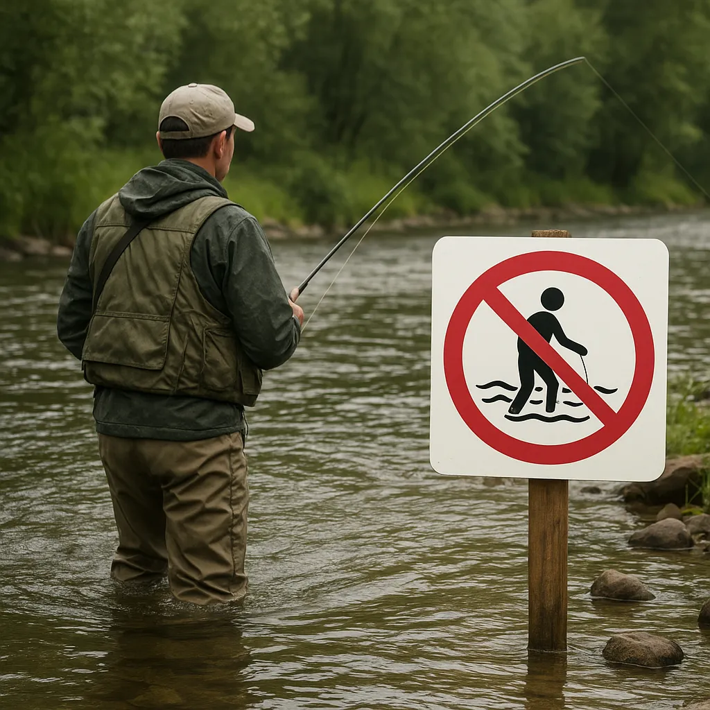 Zakaz brodzenia w rzekach – kiedy obowiązuje