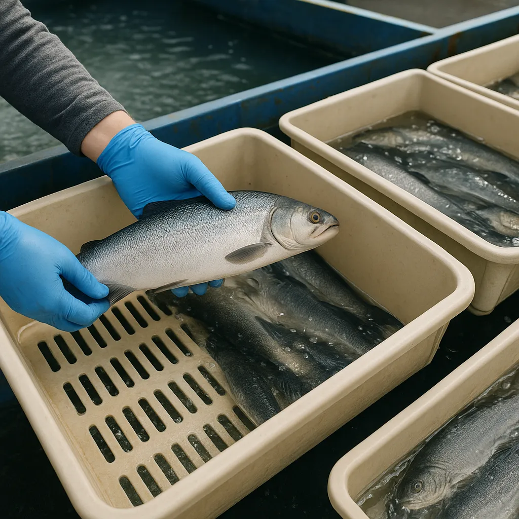 Minimalizacja stresu u ryb podczas sortowania