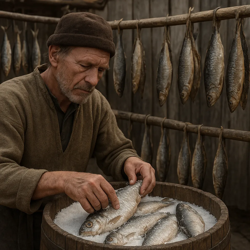 Solenie i suszenie ryb jako najstarsze sposoby ich przechowywania