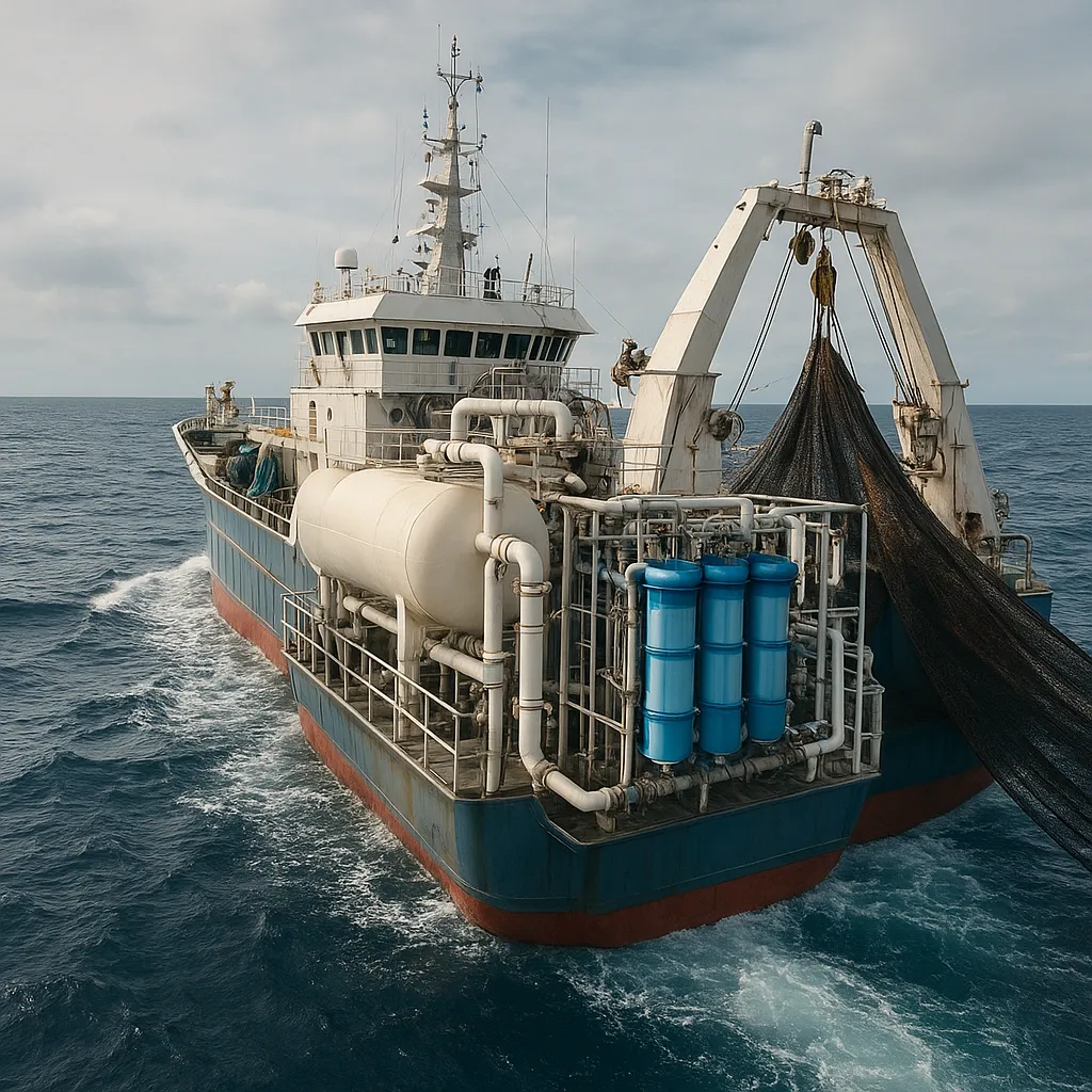 Systemy odsalania wody morskiej na statkach-przetwórniach