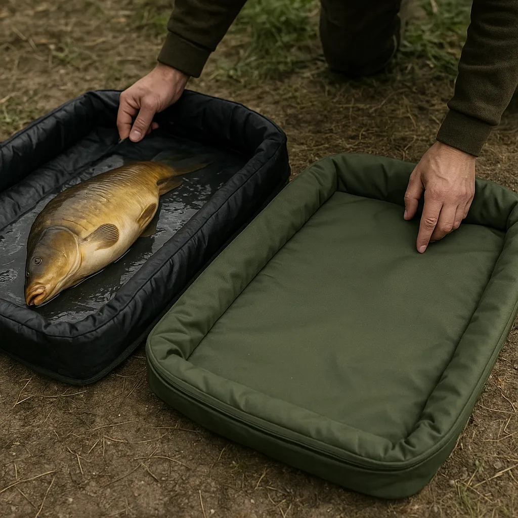 Porównanie mat karpiowych – bezpieczeństwo ryby przede wszystkim