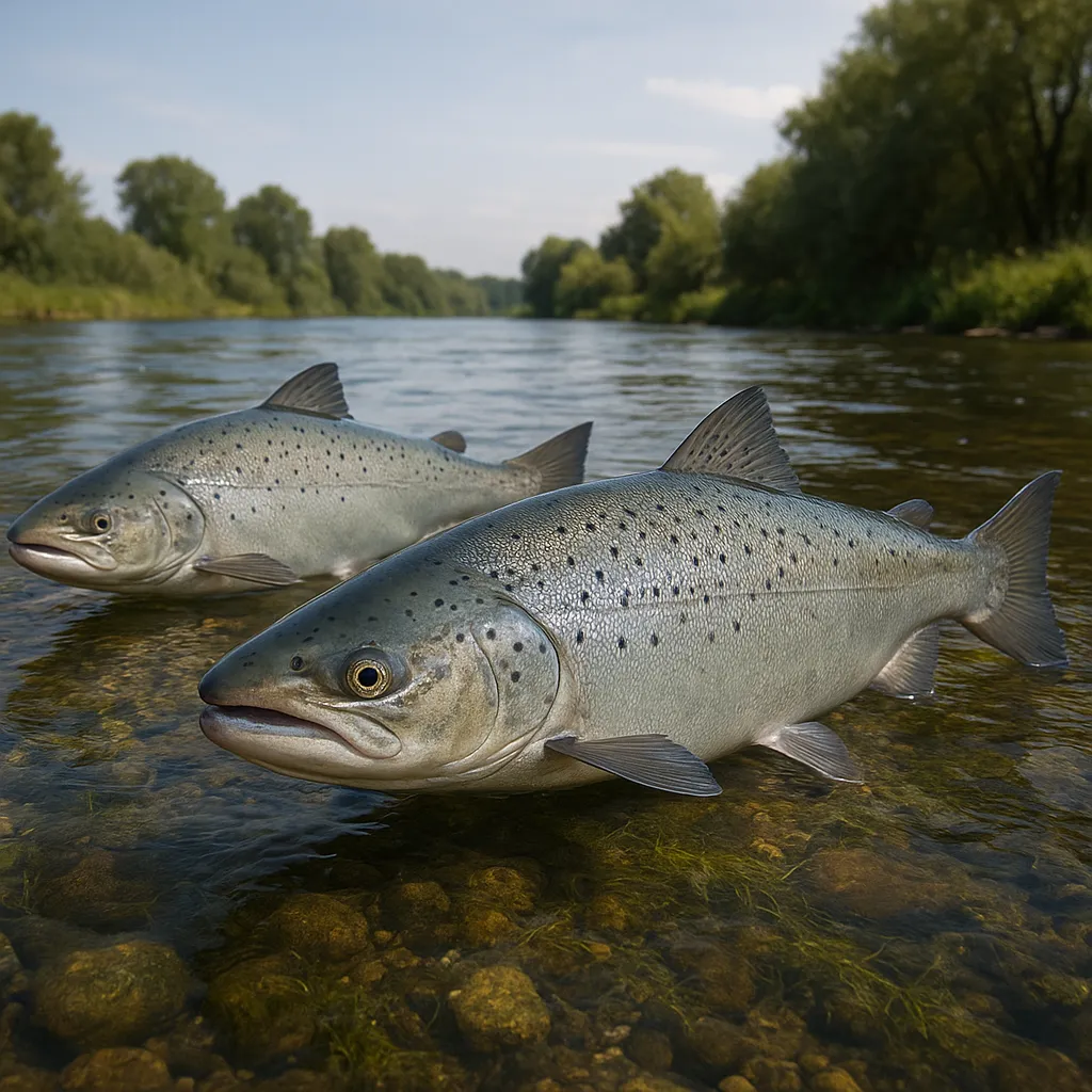 Rzeka Drwęca – troć i łosoś wędrowny