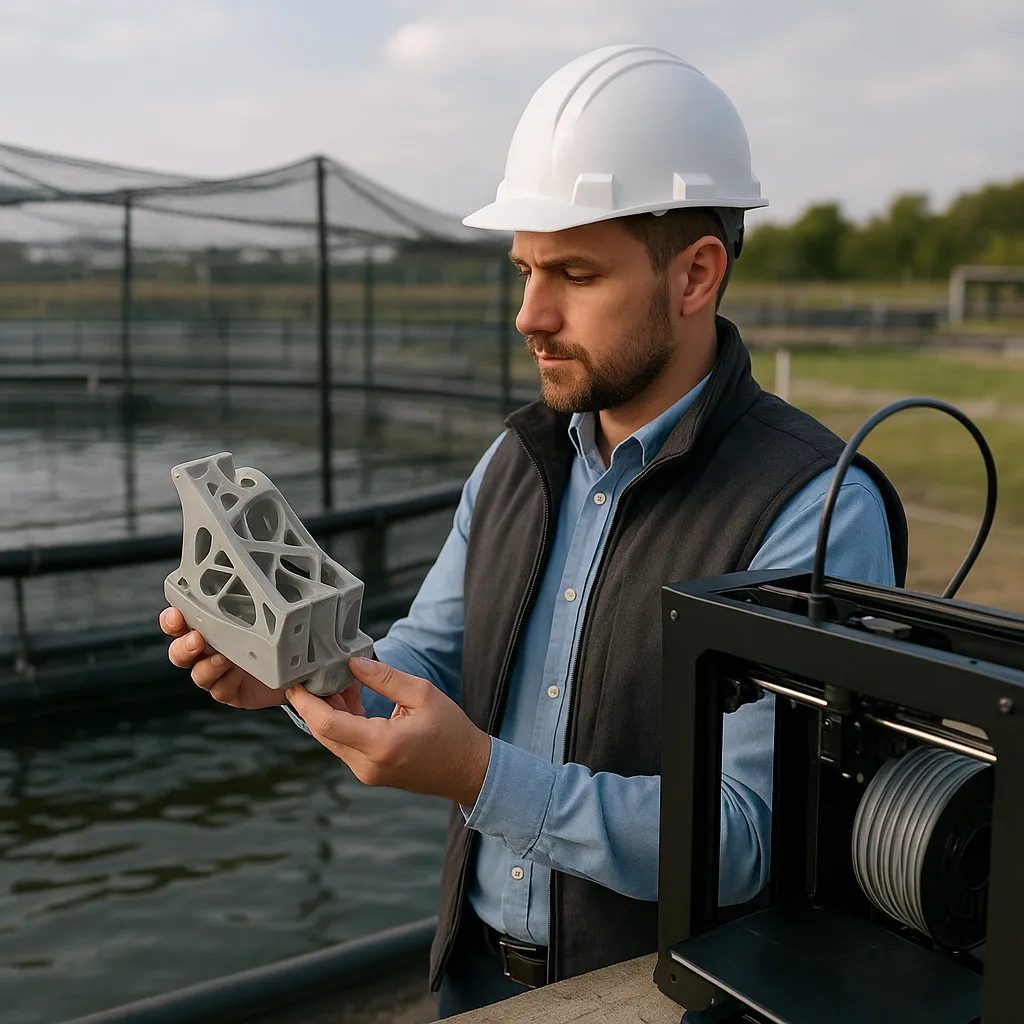 Druk 3D w projektowaniu elementów infrastruktury akwakultury