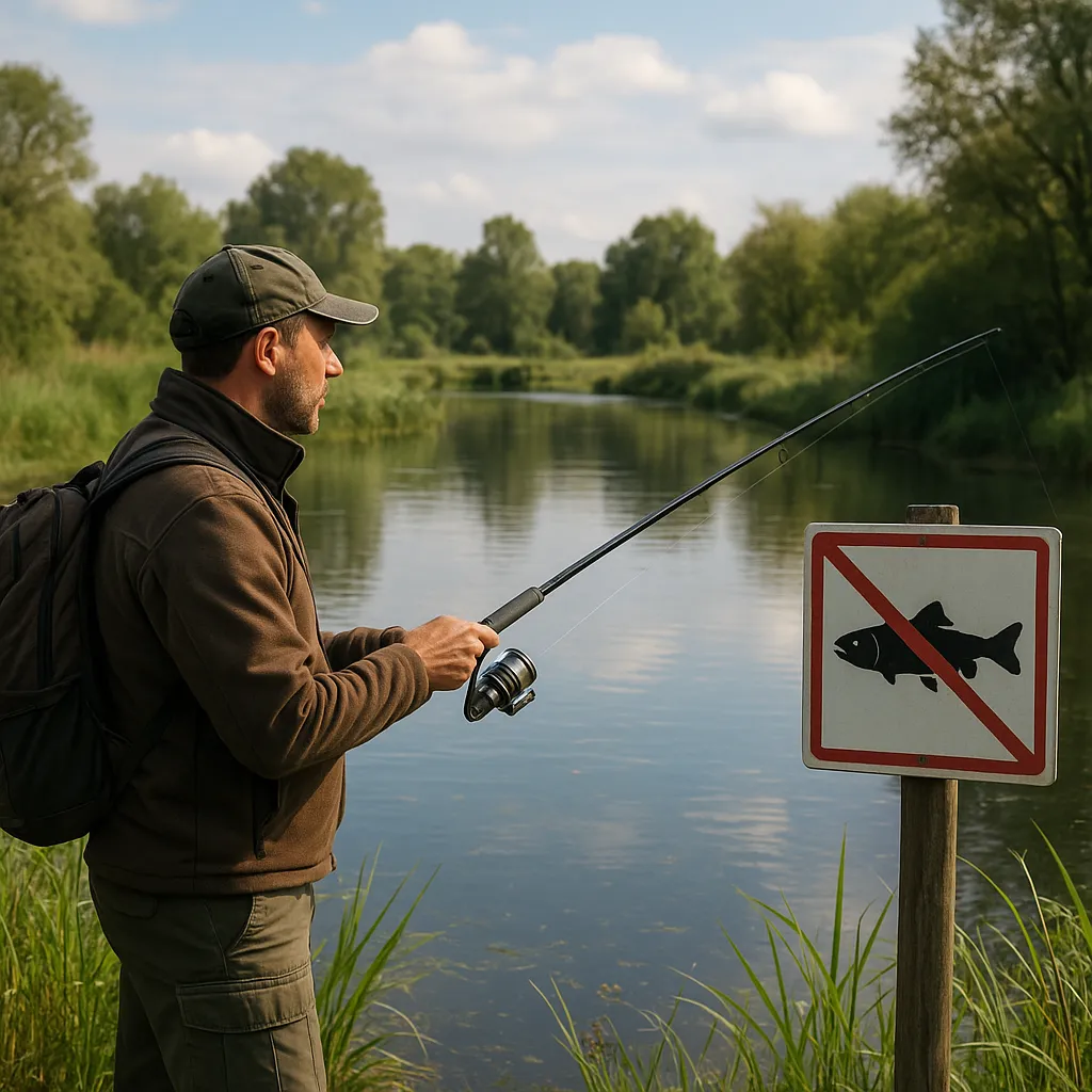 Wędkowanie w rezerwatach przyrody – przepisy i kary