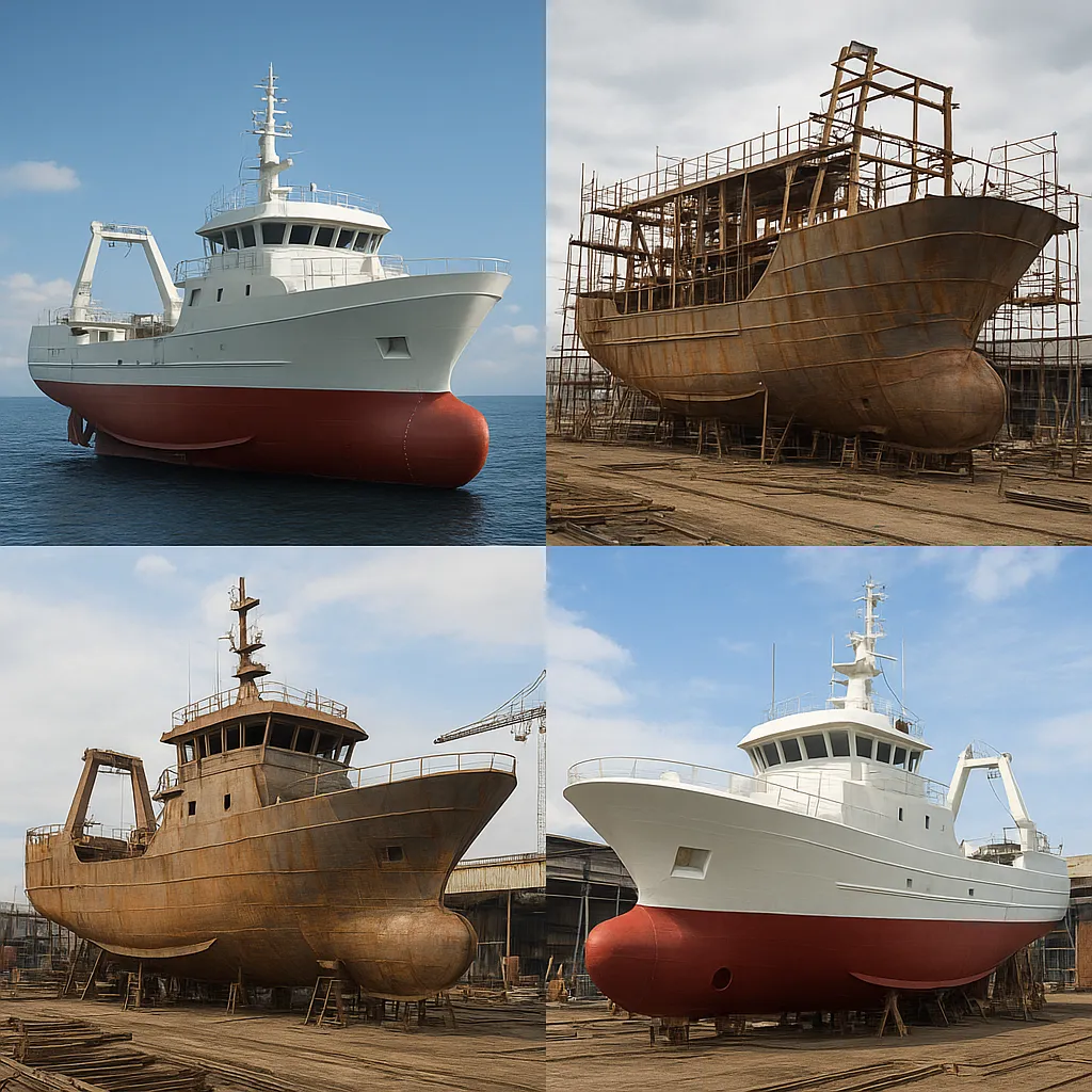 Budowa nowego kutra rybackiego od podstaw – etapy projektu