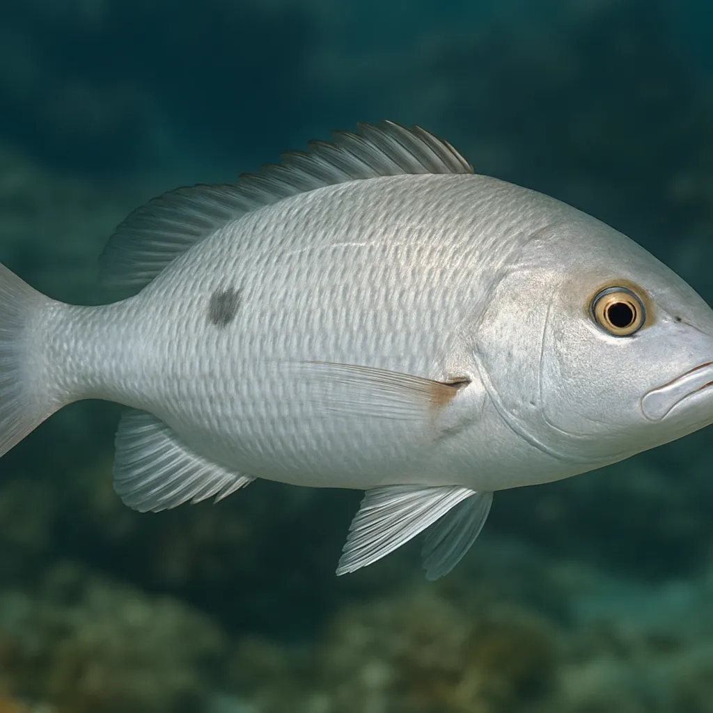 Lucjan pacyficzny srebrzysty – Lutjanus argentimaculatus