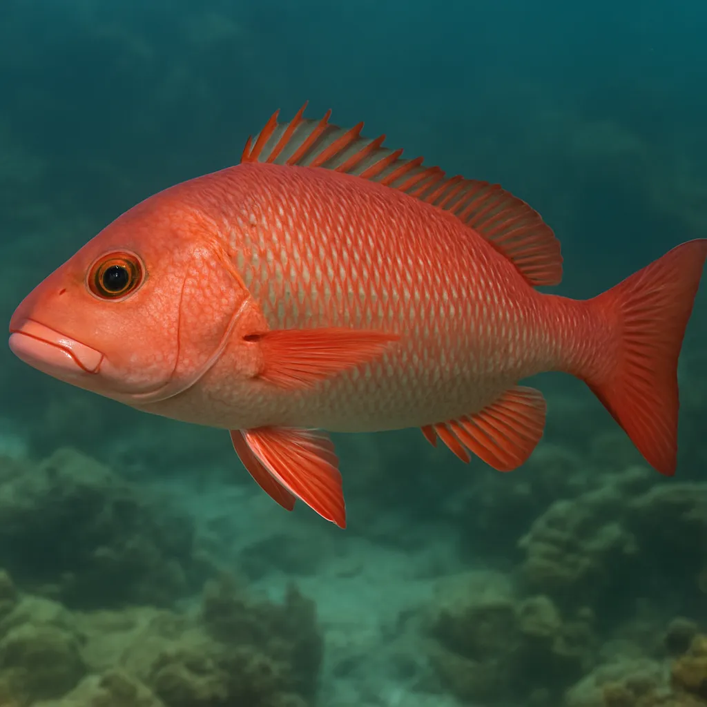 Lucjan czerwony japoński – Lutjanus erythropterus