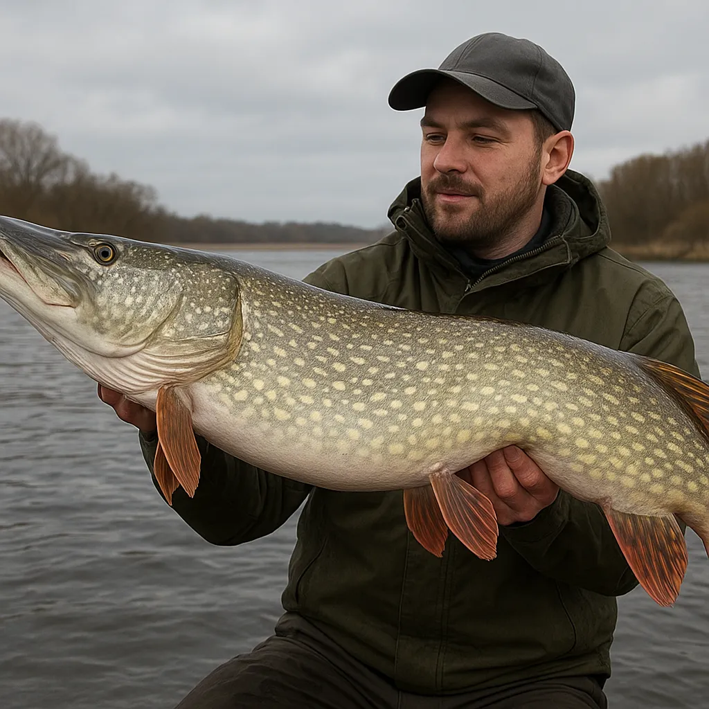 Największy szczupak złowiony na żywca