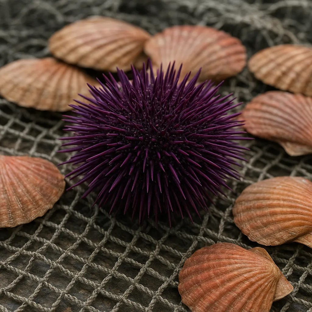 Jeżowiec purpurowy – Strongylocentrotus purpuratus