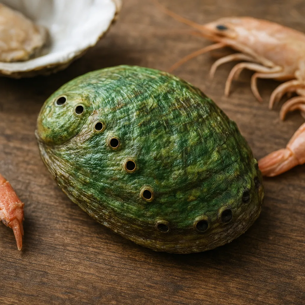 Ślimak morski uchowiec zielony – Haliotis fulgens