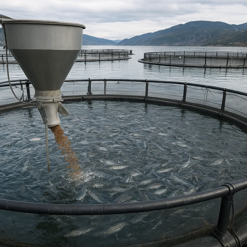 Systemy karmienia w klatkach morskich – dobre praktyki