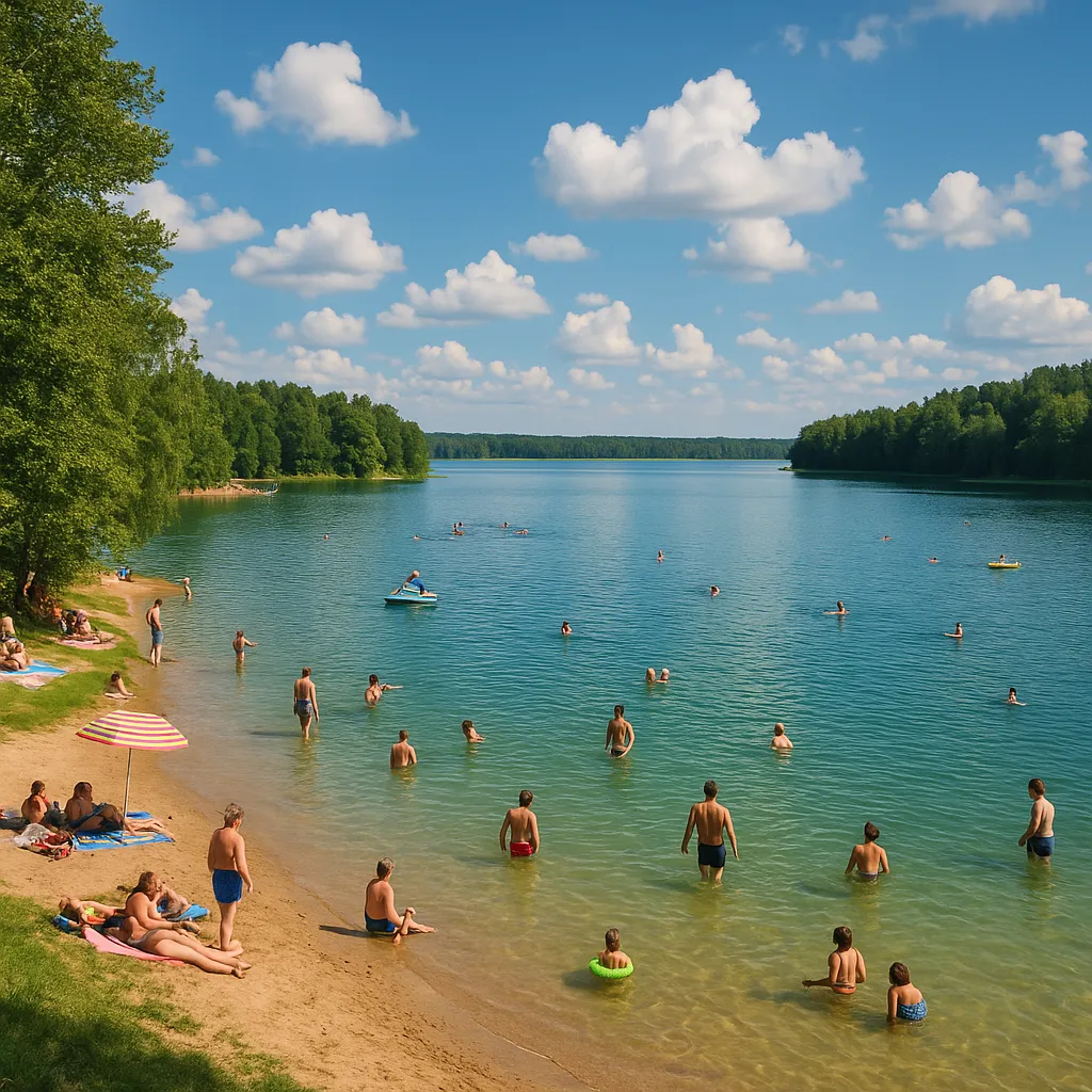 Zalew Porajski – letnie sumy