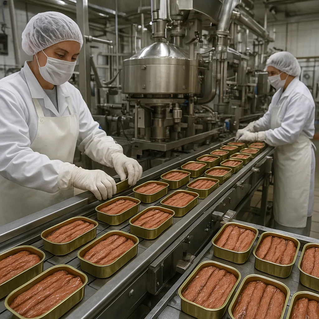 Produkcja konserw rybnych – organizacja linii technologicznej