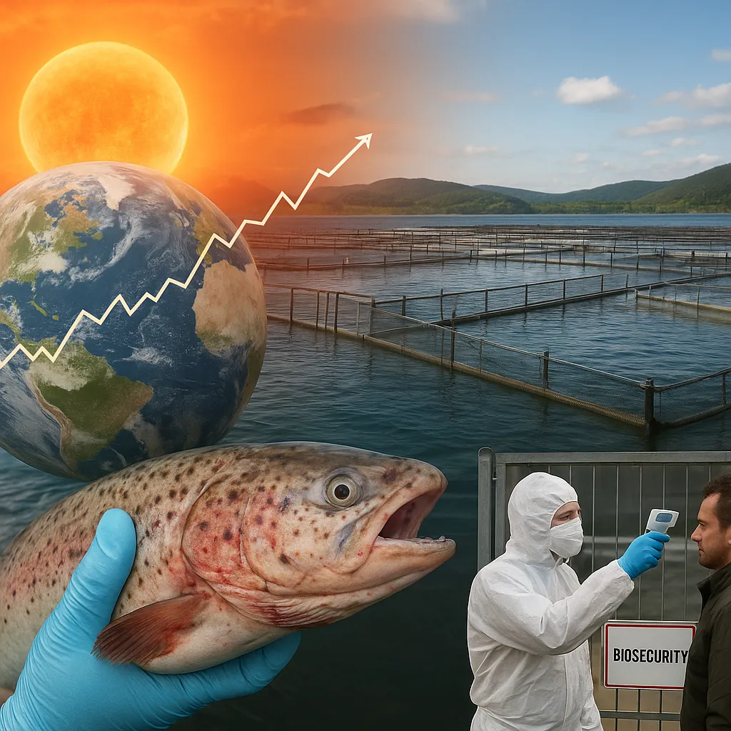 Wpływ zmian klimatu na epidemiologię chorób ryb