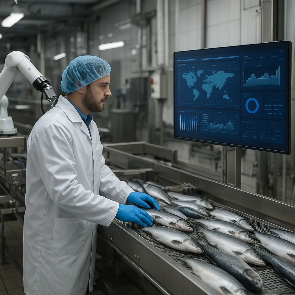 Analiza danych produkcyjnych w czasie rzeczywistym w zakładach rybnych