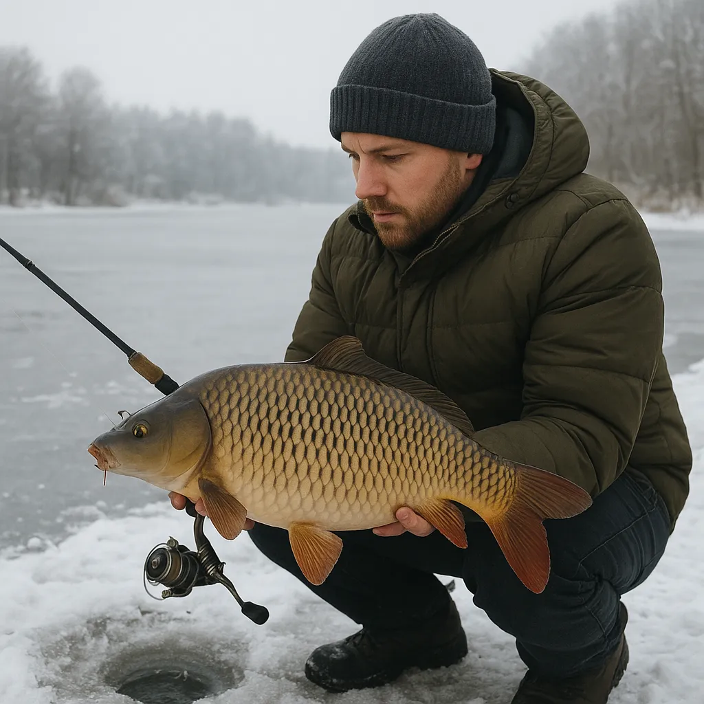 Jak łowić karpia zimą