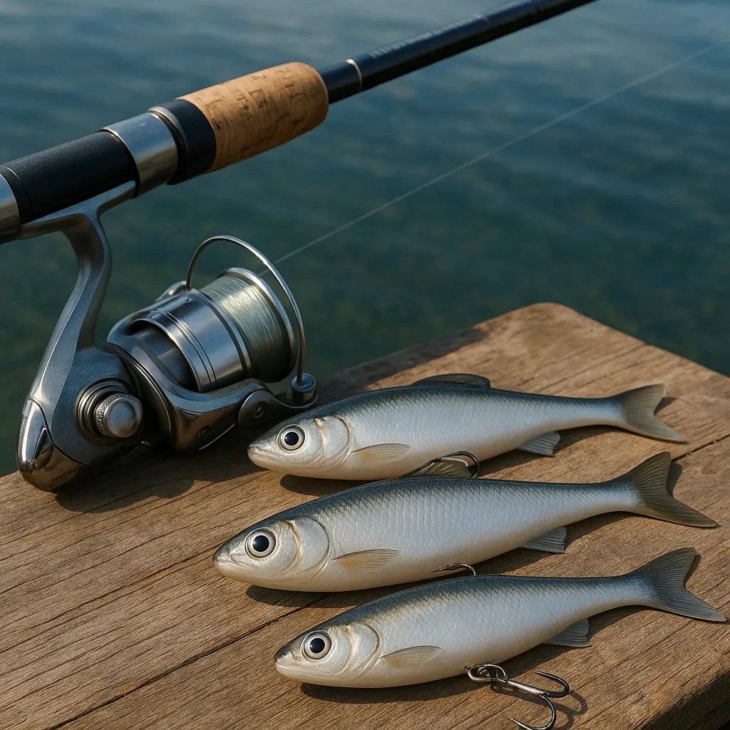 Test przynęt imitujących ukleję – skuteczność w czystej wodzie