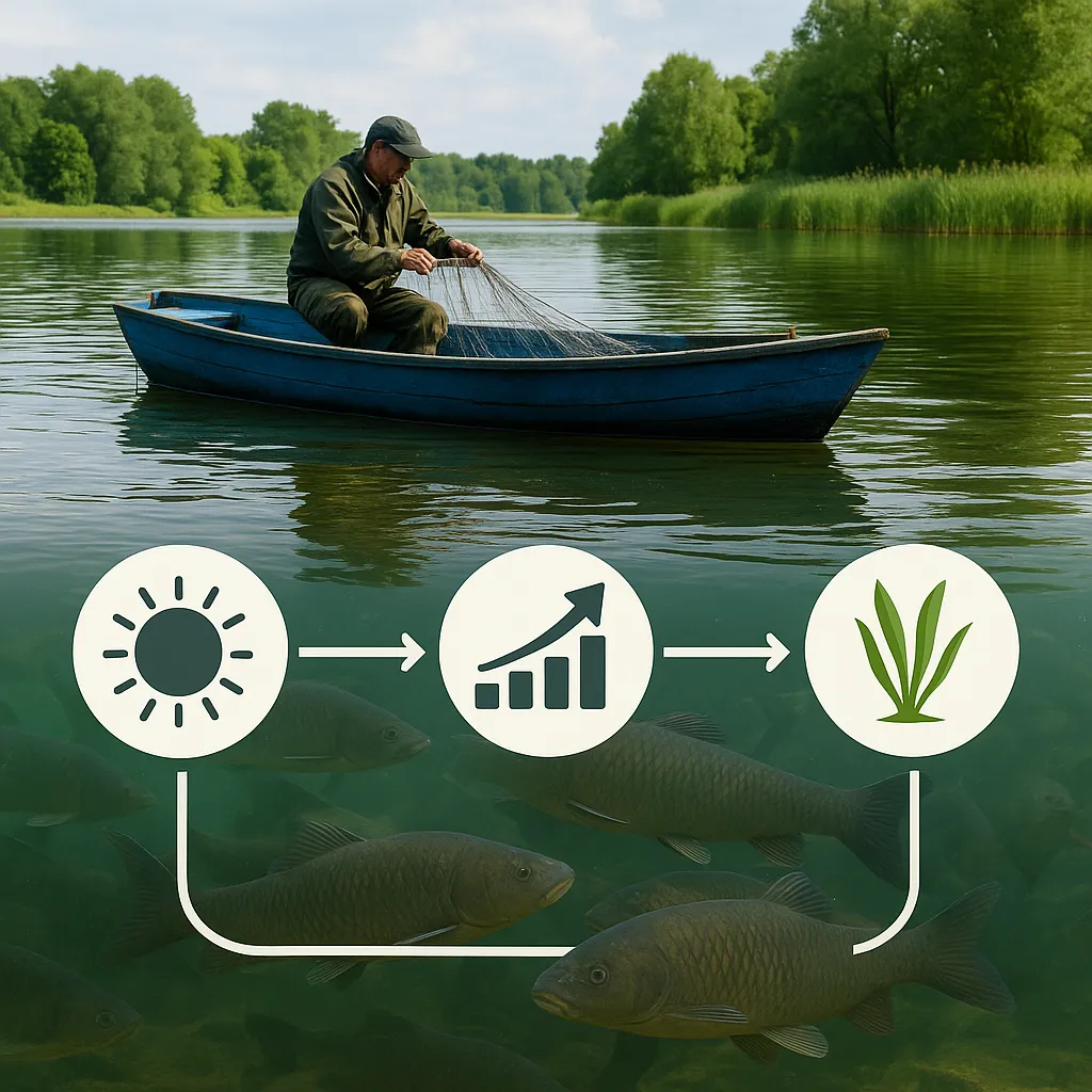 Jakie czynniki wpływają na wzrost biomasy ryb w zbiorniku