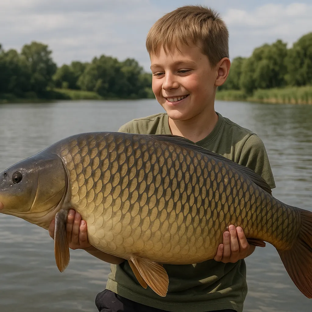 Największa ryba złowiona przez dziecko w Polsce
