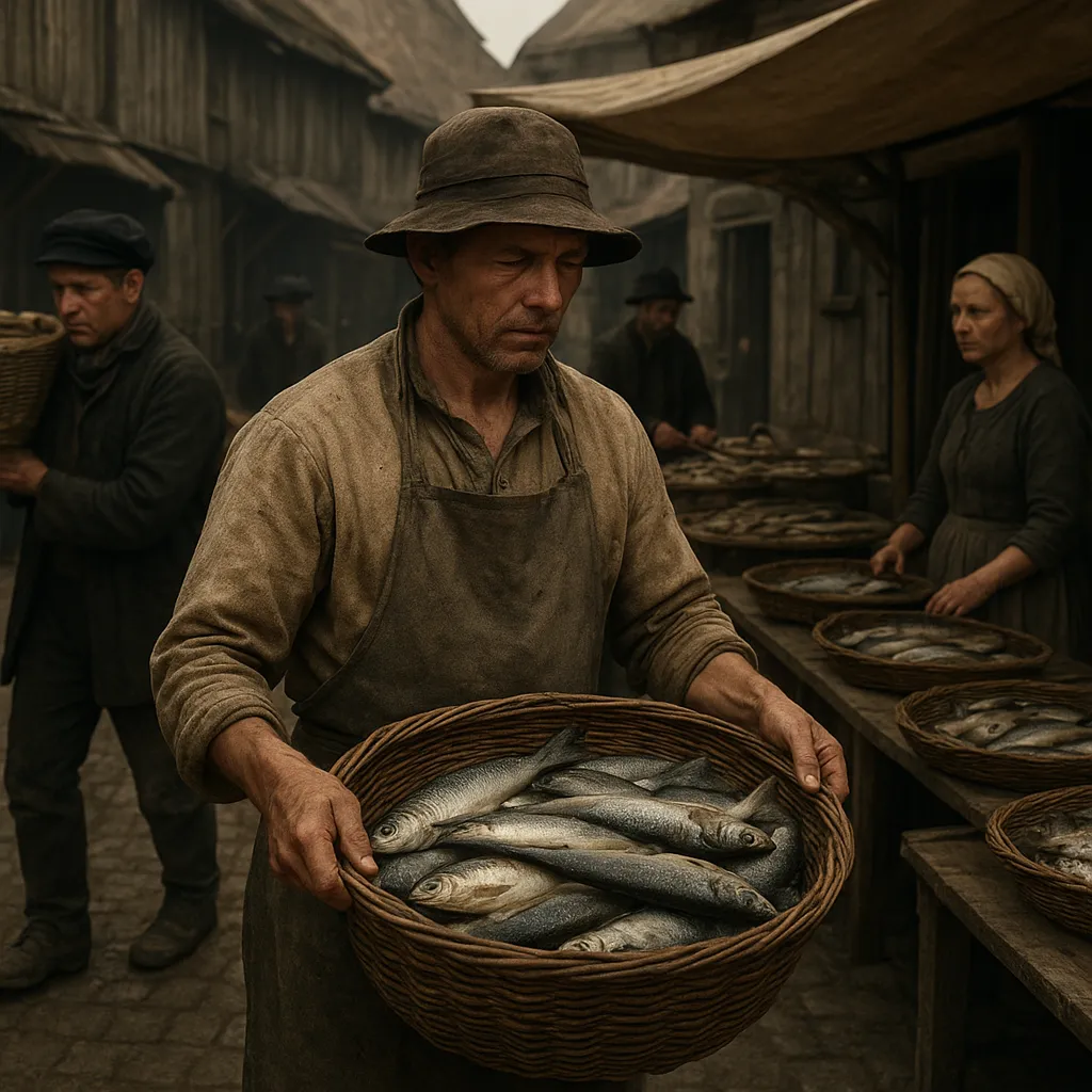 Dawne sposoby przewożenia i sprzedaży ryb przed erą chłodni