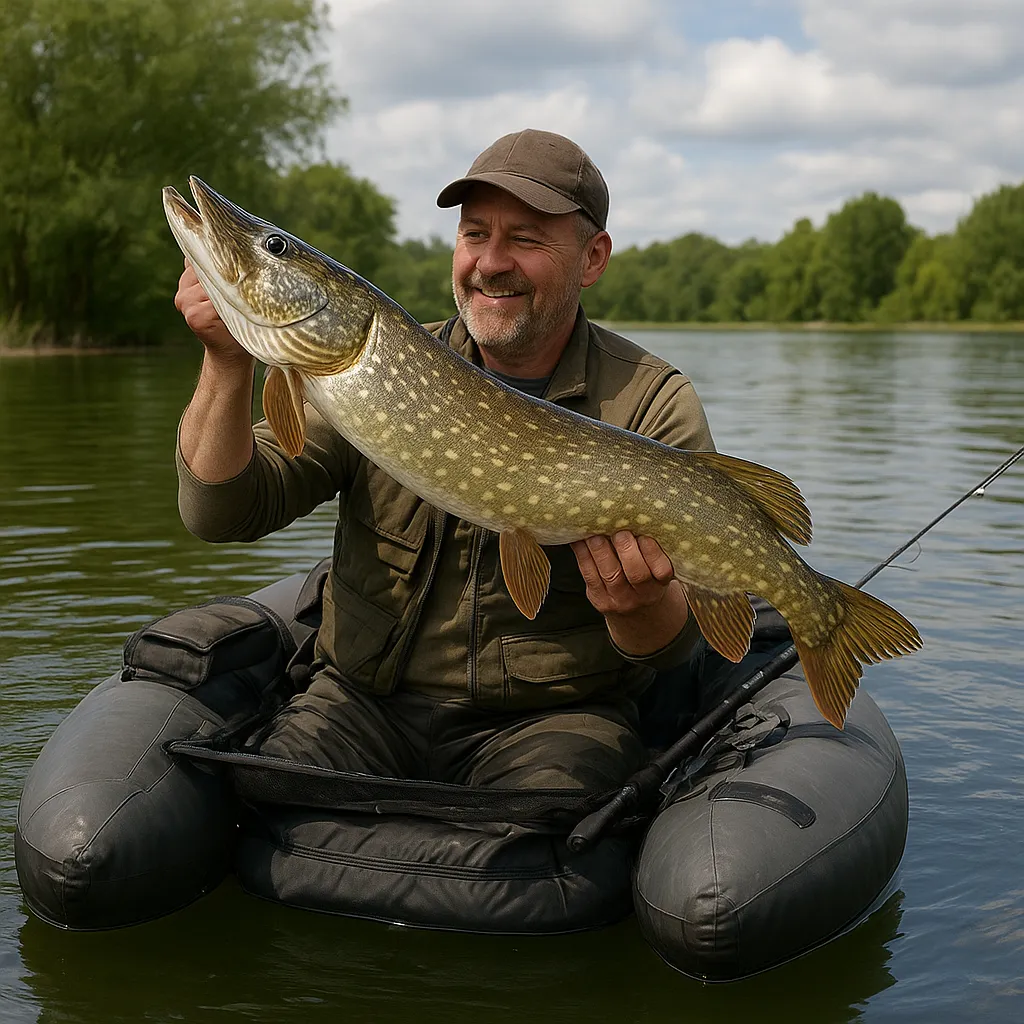 Rekordowe połowy z łodzi belly boat