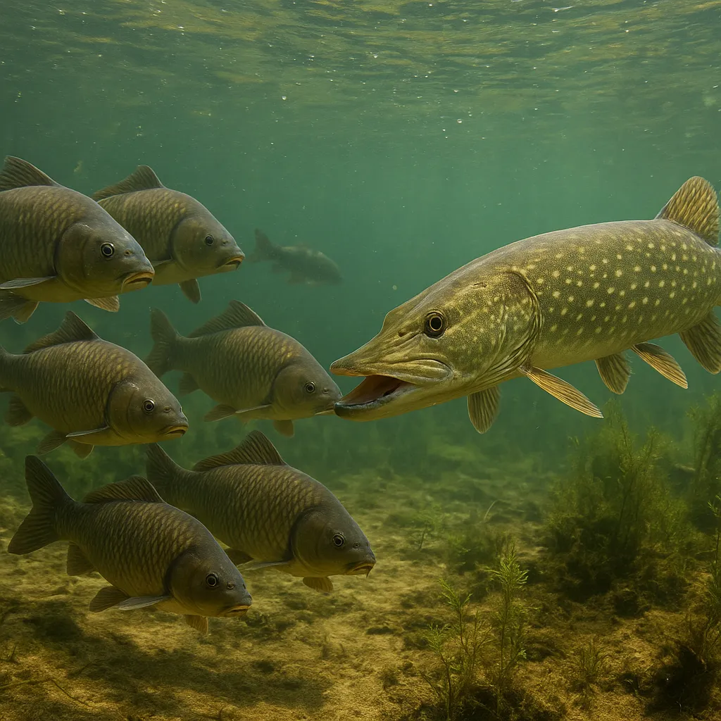Rola drapieżników w stabilizacji populacji ryb karpiowatych