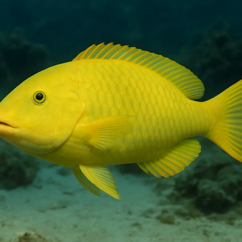 Parrotfish żółta – Scarus croicensis