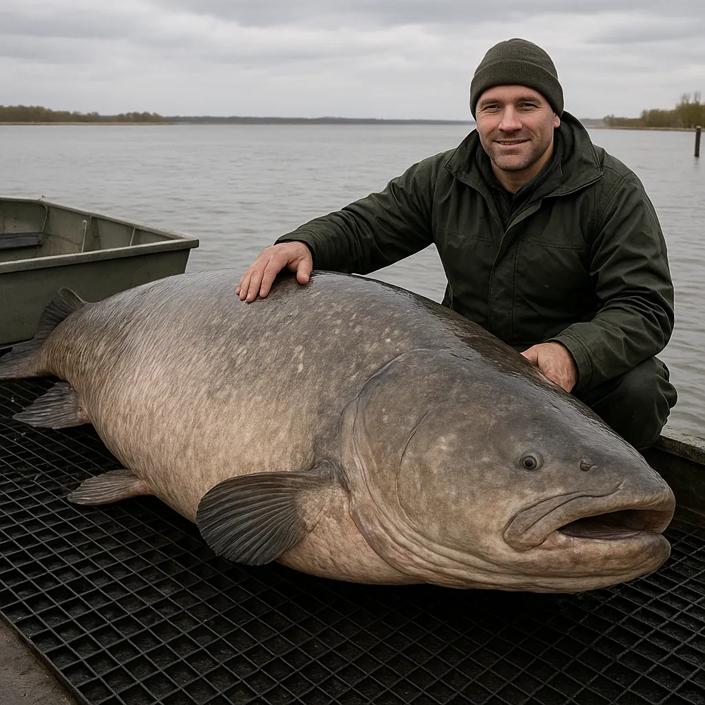 Największy tołpyga złowiony w Europie