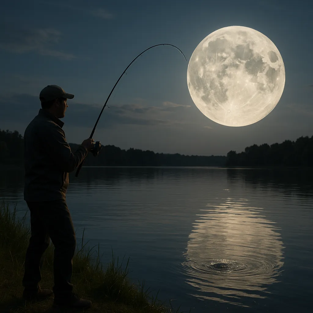 Jak łowić ryby przy pełni księżyca