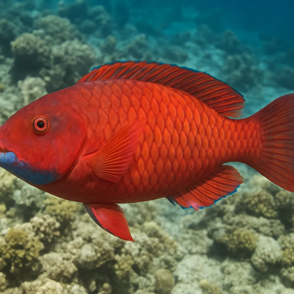 Parrotfish czerwonawa – Scarus rubroviolaceus