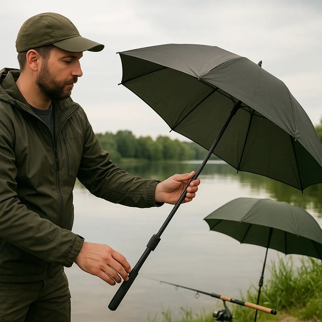 Jak dobrać parasol wędkarski