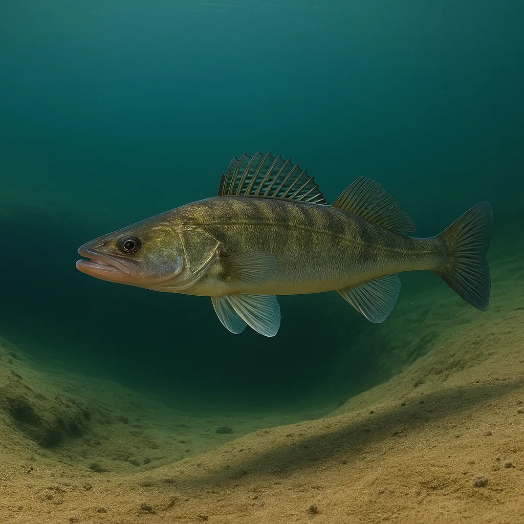 Jezioro Sławskie – sandacz w głębokich dołkach