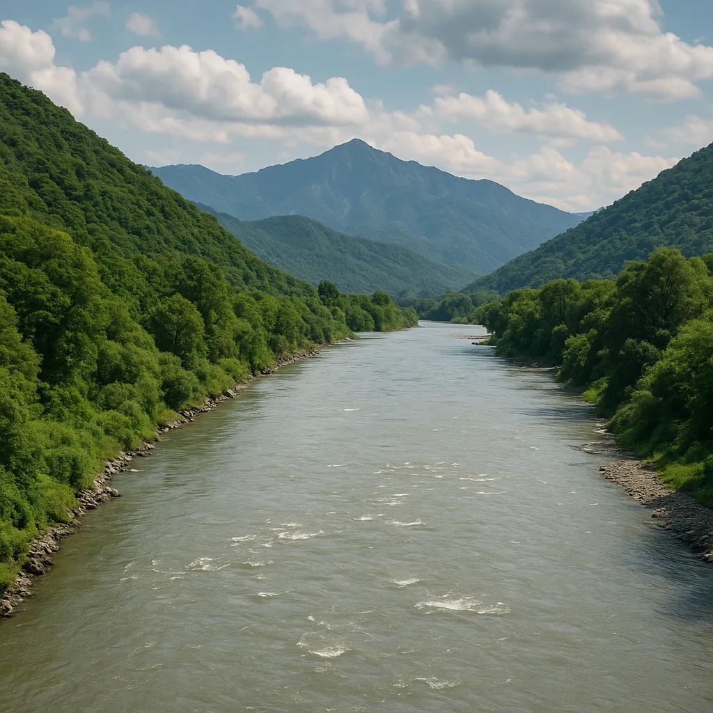 Rzeka Rioni – Gruzja