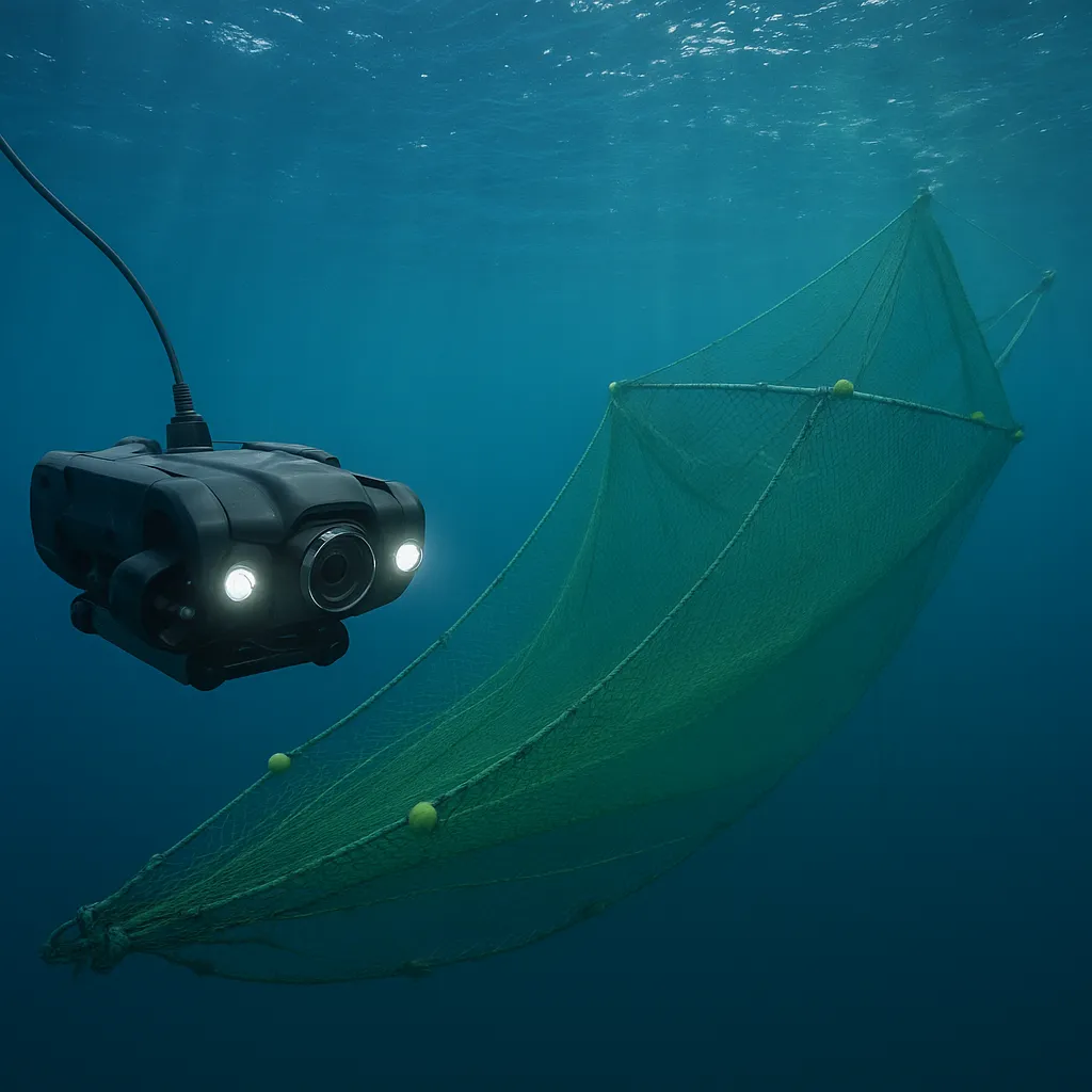 Zastosowanie kamer podwodnych w monitorowaniu pracy włoka
