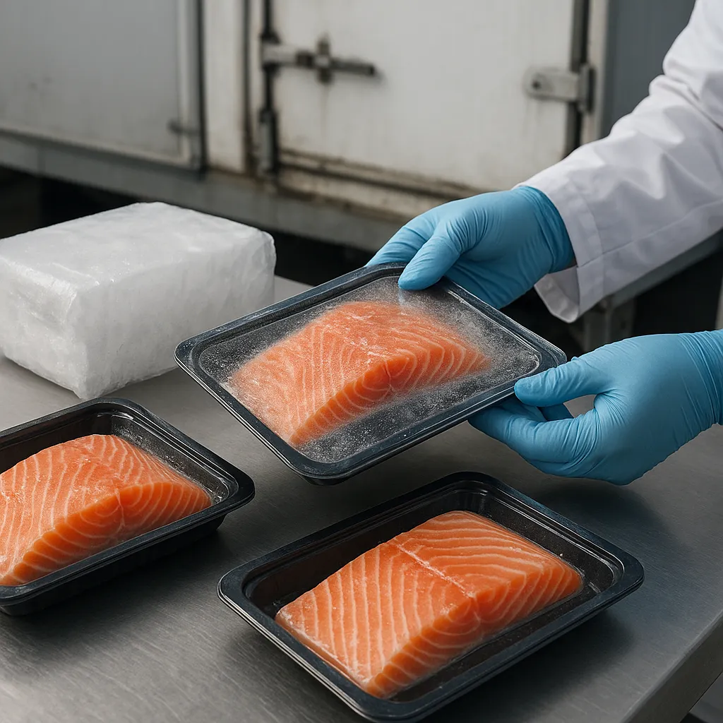 Jak ograniczyć kondensację pary wodnej w opakowaniach rybnych