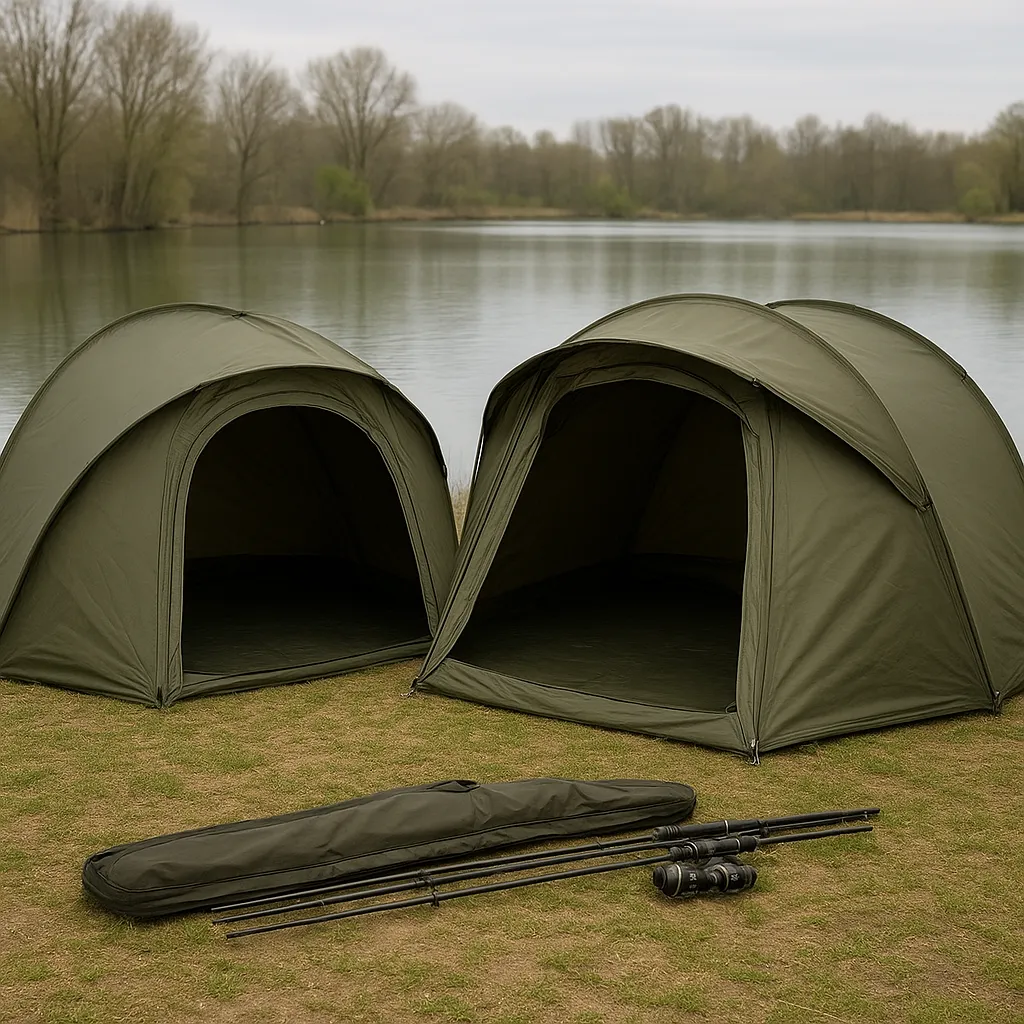 Porównanie namiotów karpiowych jedno- i dwuosobowych
