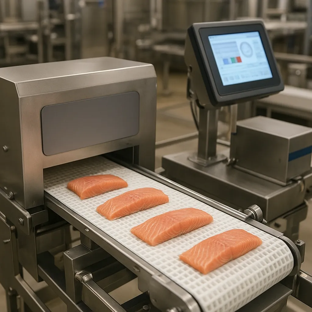 Systemy wykrywania metalu i zanieczyszczeń w przetwórstwie ryb