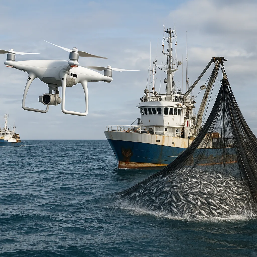 Zastosowanie dronów w operacjach połowowych
