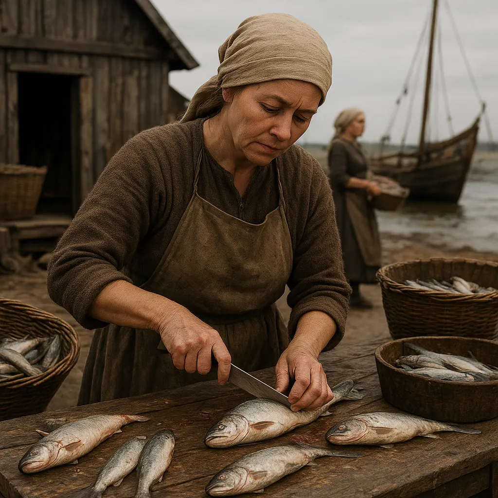 Rola kobiet w dawnym rybactwie i przetwórstwie ryb