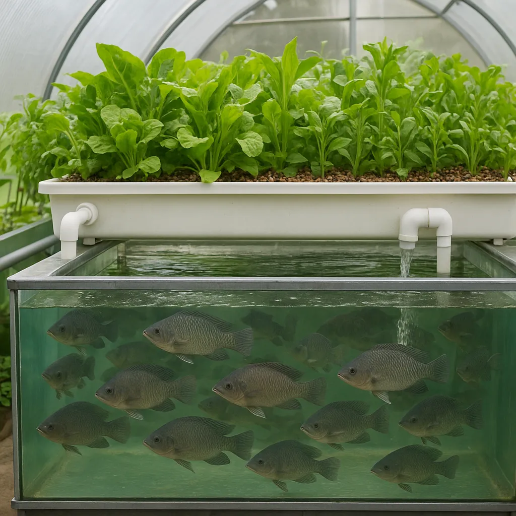 Akwaponika – połączenie hodowli ryb i uprawy roślin