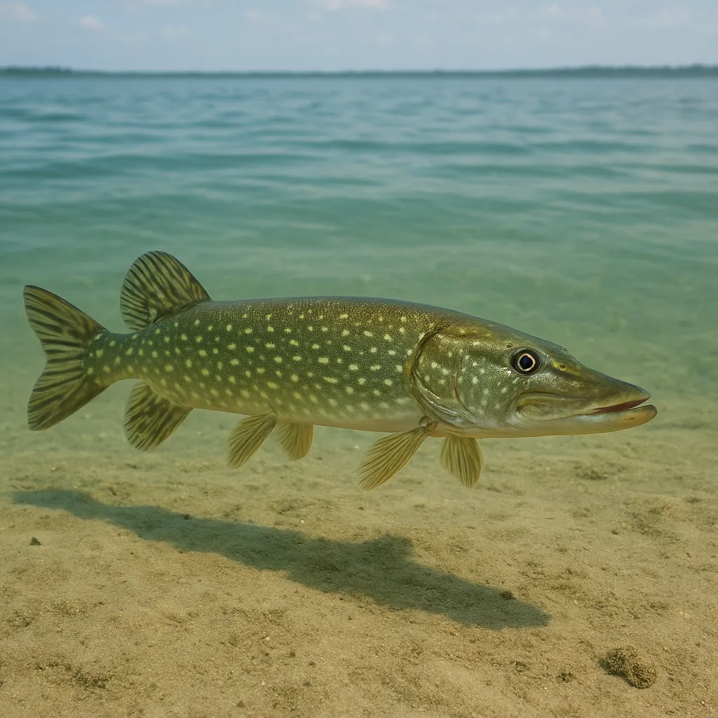 Jezioro Rajgrodzkie – szczupak na płyciznach