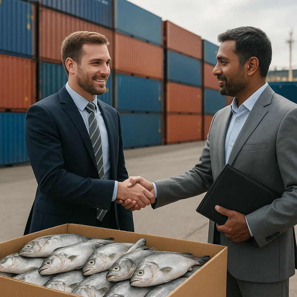 Współpraca z agentem handlowym za granicą w branży rybnej