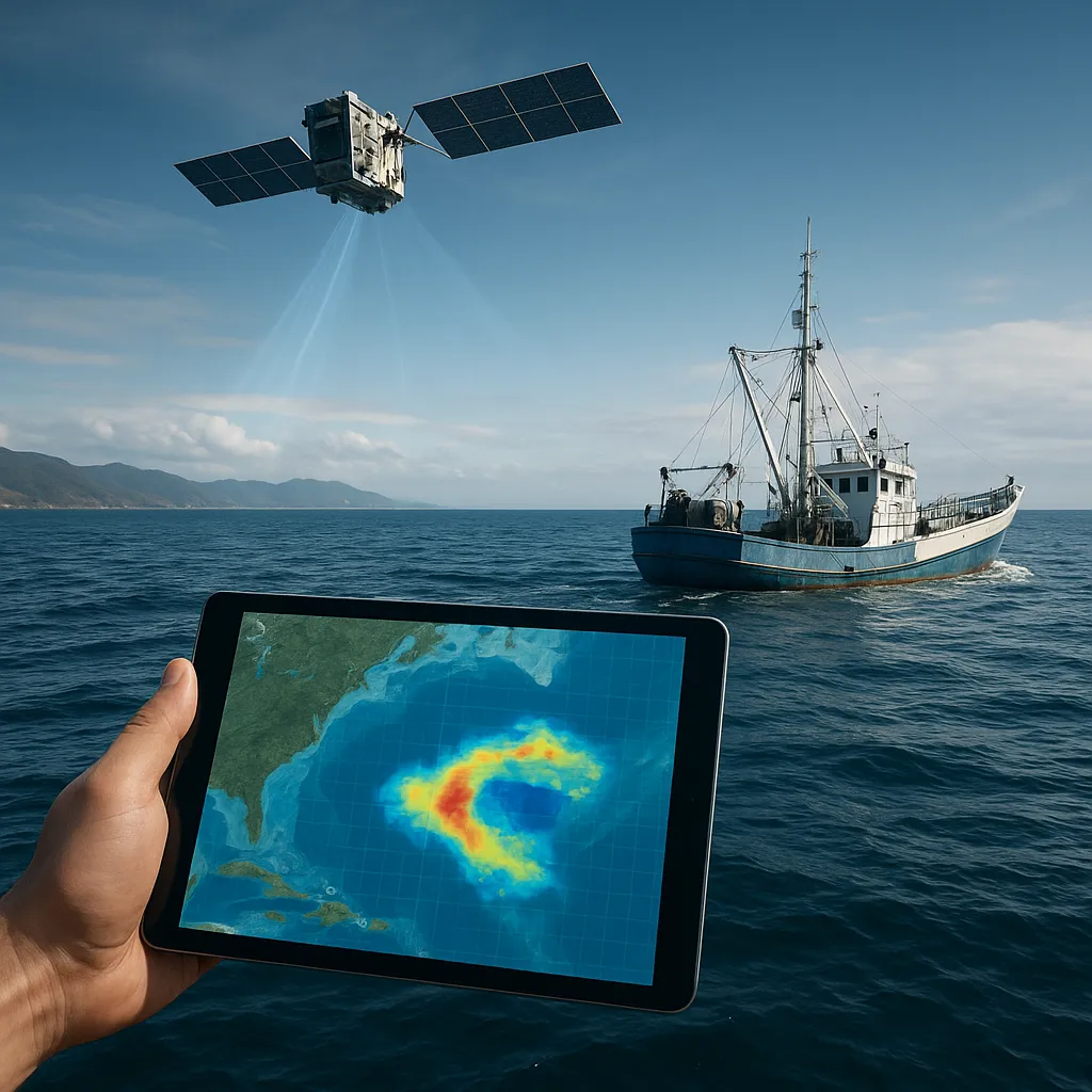Rola satelitów w monitorowaniu połowów oceanicznych