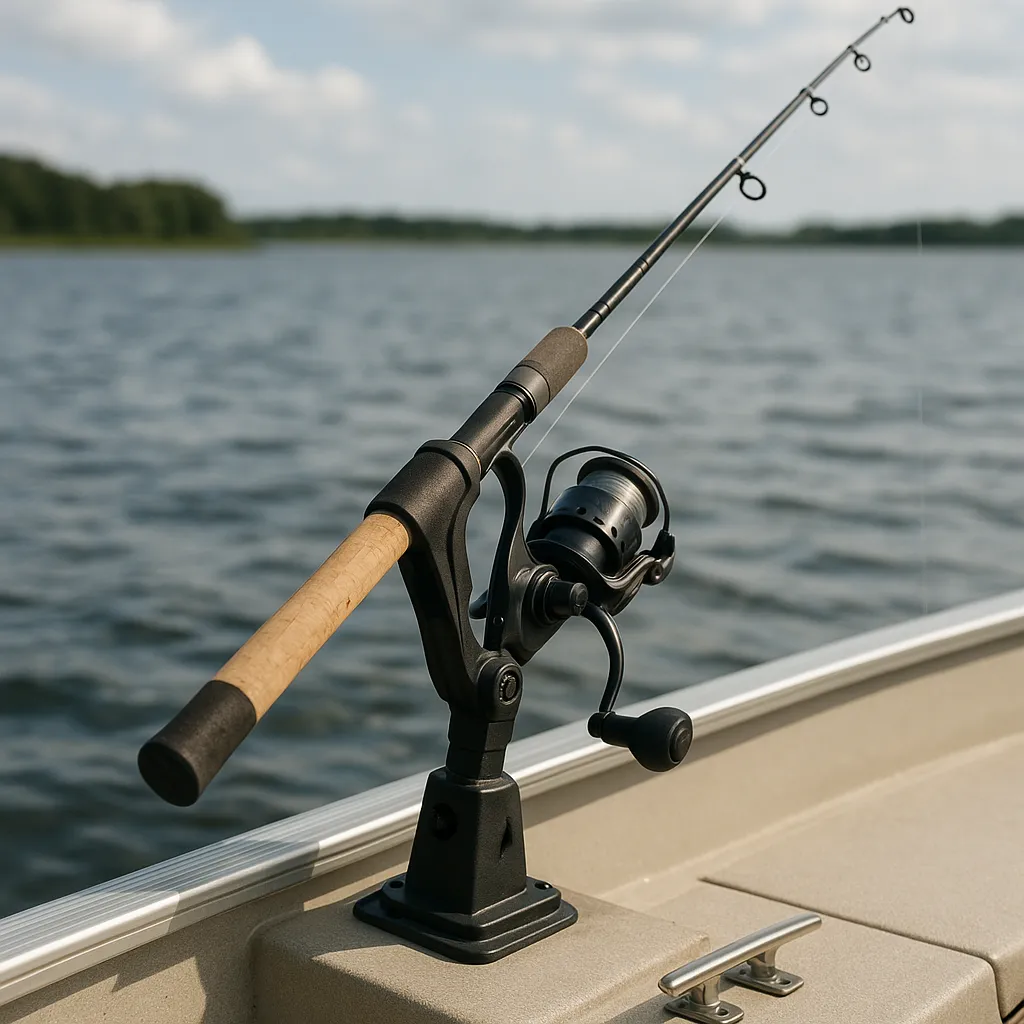 Test uchwytów na wędki do łodzi – bezpieczeństwo podczas trollingu