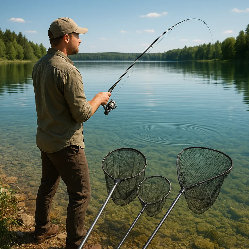 Jakie sieci wybrać do połowów w jeziorze o dużej przejrzystości wody