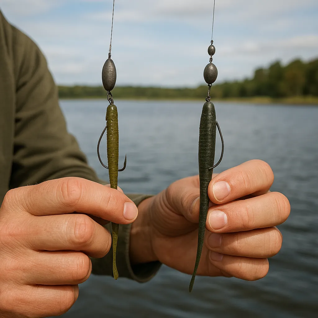 Texas rig i Carolina rig w praktyce