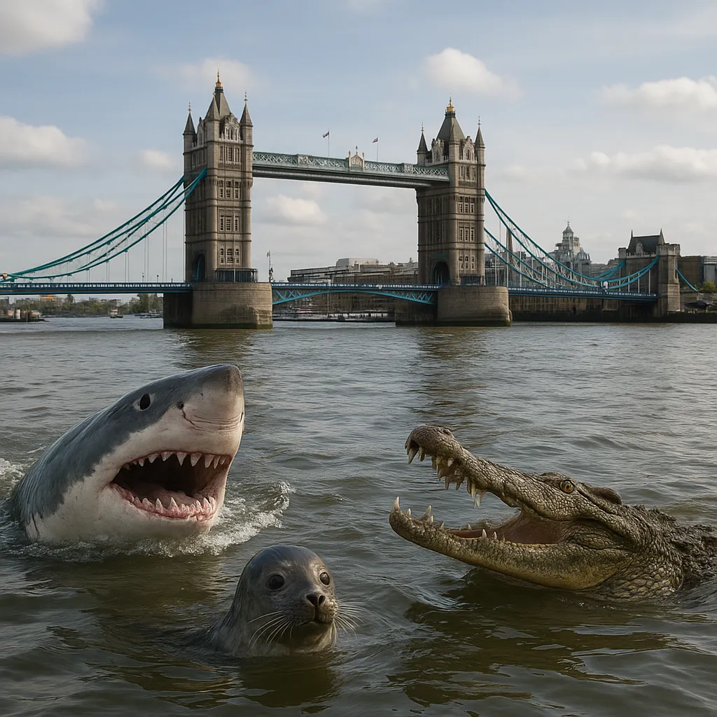 River Thames – drapieżniki w sercu Londynu