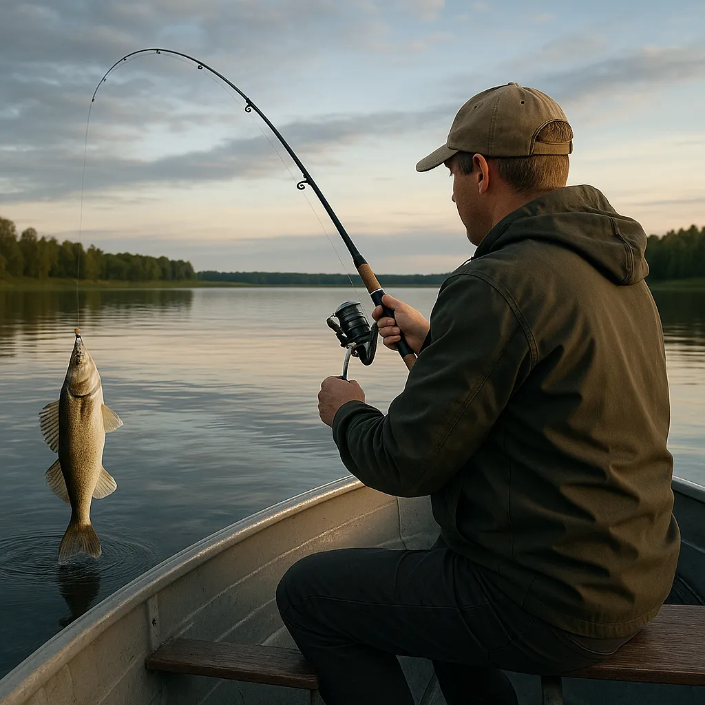 Jigowanie sandacza z łodzi